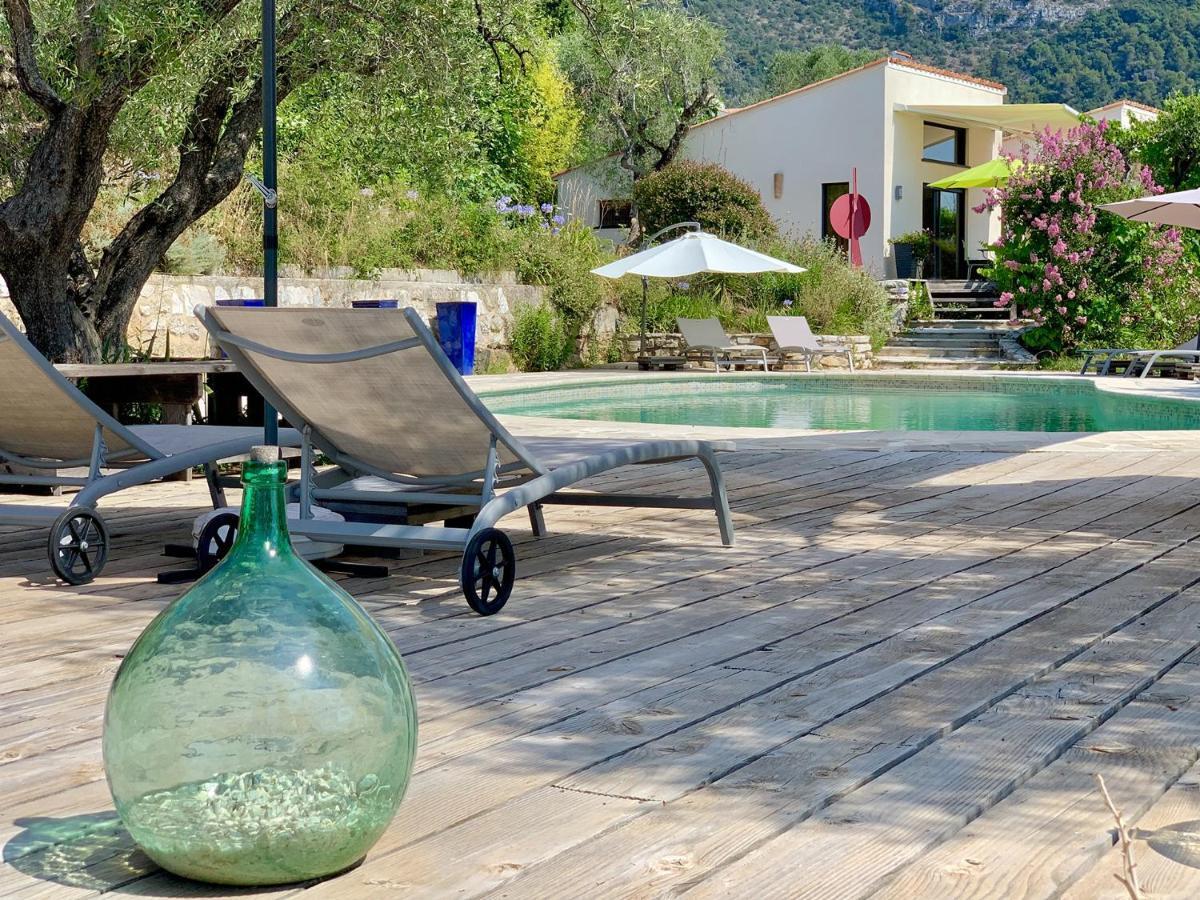 Maison d'Hôtes Bleu Azur Tourrettes-sur-Loup Extérieur photo